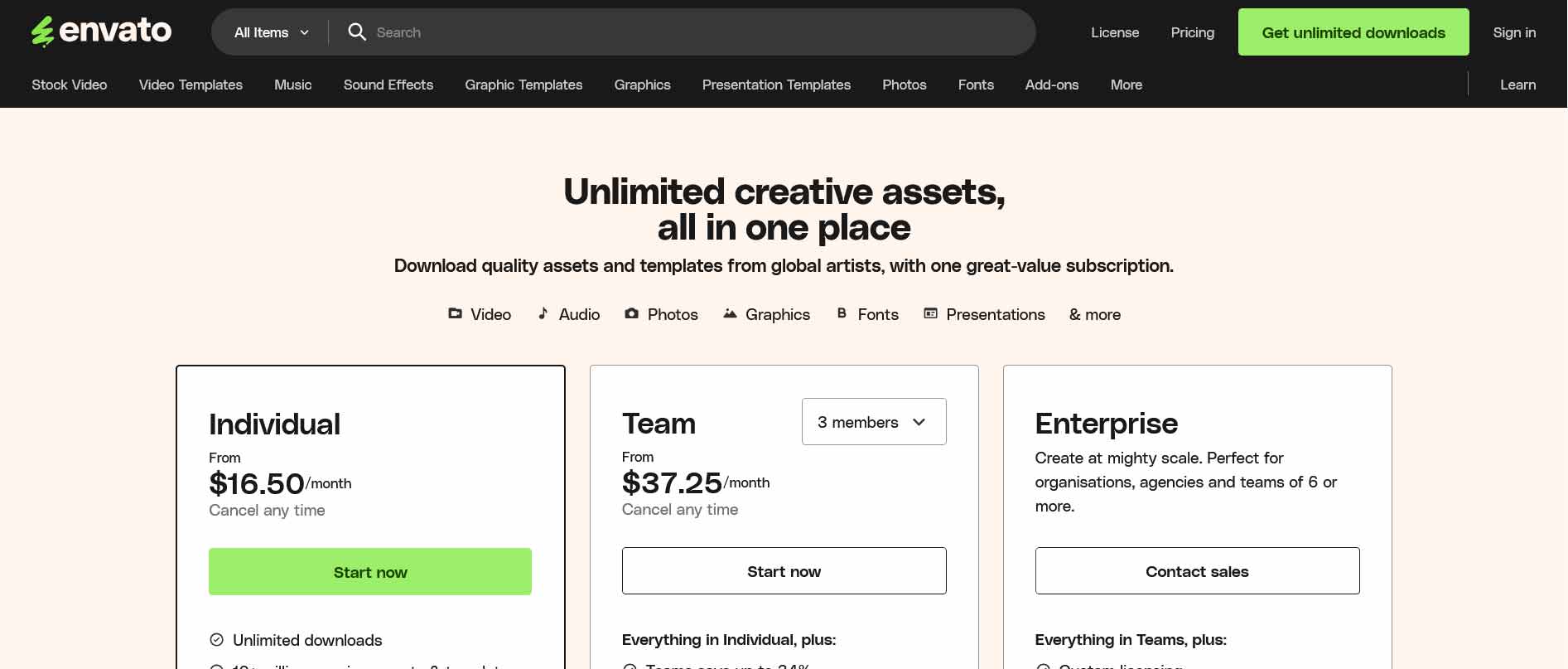 Envato elements